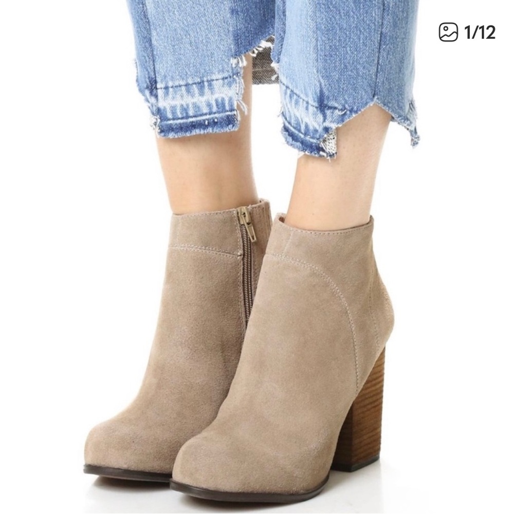 Jeffrey Campbell Beige Ankle Booties Size 11